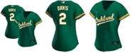 Nike Women's Khris Davis Green Oakland Athletics Alternate Replica Player Jersey